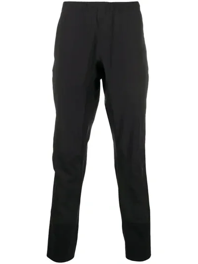 Arc'teryx Straight Leg Trousers In Black