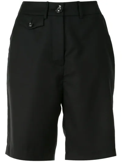 Anna Quan Patsy Coin Pocket Shorts In Black