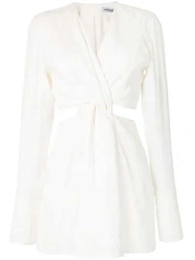 Anna Quan Harley Knot-detail Dress In White