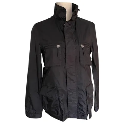 Pre-owned Aspesi Trench Coat In Black