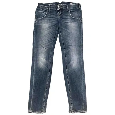 Pre-owned Cycle Slim Pants In Blue