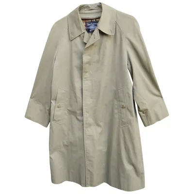 Pre-owned Burberry Trenchcoat In Khaki