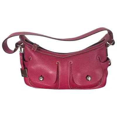 Pre-owned Lancel Leather Handbag In Pink