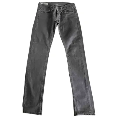 Pre-owned Dondup Slim Jeans In Grey