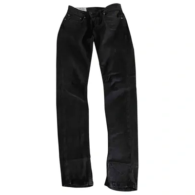 Pre-owned Dondup Slim Jeans In Black