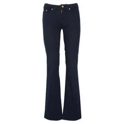 Pre-owned Roberto Cavalli Trousers In Blue