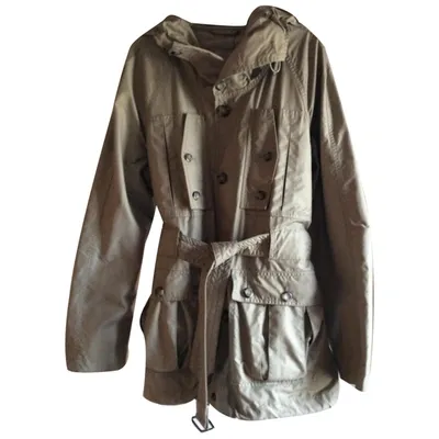 Pre-owned Emporio Armani Trenchcoat In Beige