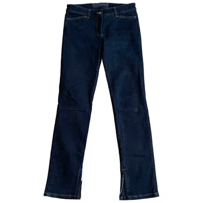 Pre-owned Golden Goose Straight Jeans In Navy