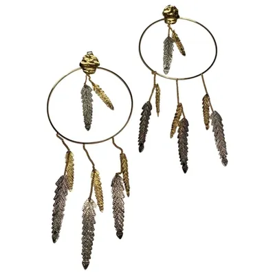 Pre-owned Maje Earrings In Gold