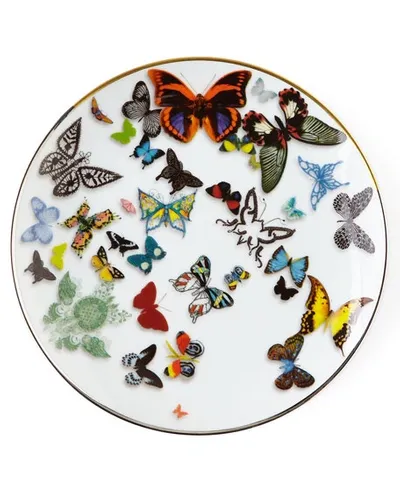 Christian Lacroix Butterfly Parade Dessert Plate In Multi