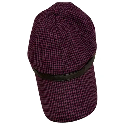 Pre-owned Escada Cap In Burgundy