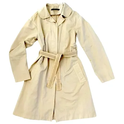 Pre-owned Sofie D'hoore Trench Coat In Beige