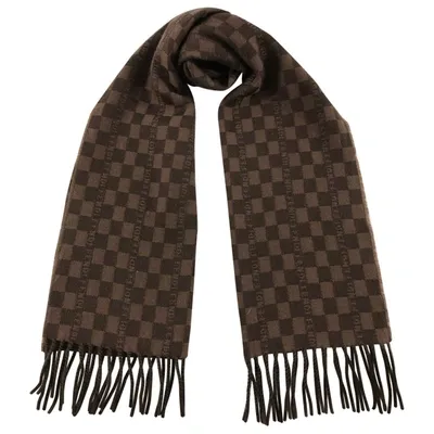 Pre-owned Fendi Wool Scarf In Brown