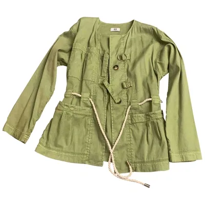 Pre-owned Iceberg Linen Jacket In Green