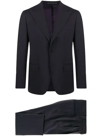 Bagnoli Sartoria Napoli Slim-fit Two Piece Suit In Blue