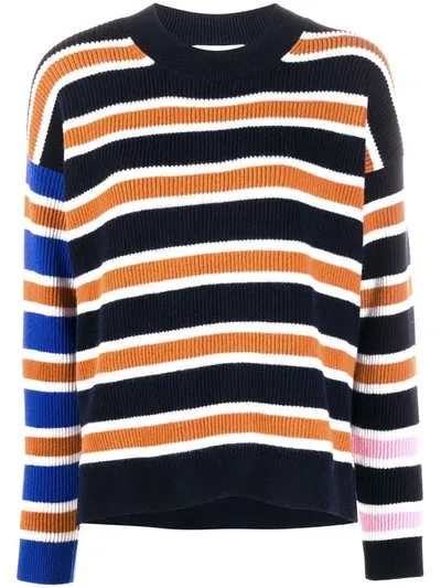 Christian Wijnants Kia Striped Pullover In Blue