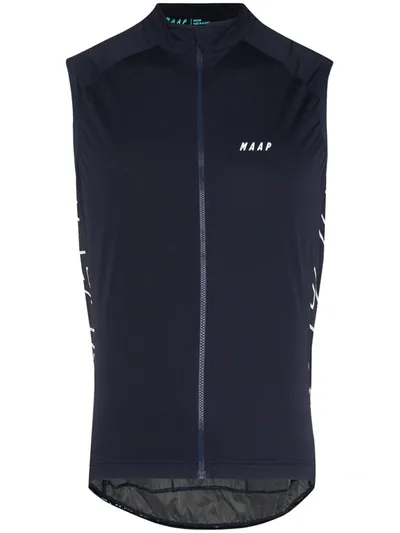 Maap Blue Outline Packable Cycling Vest