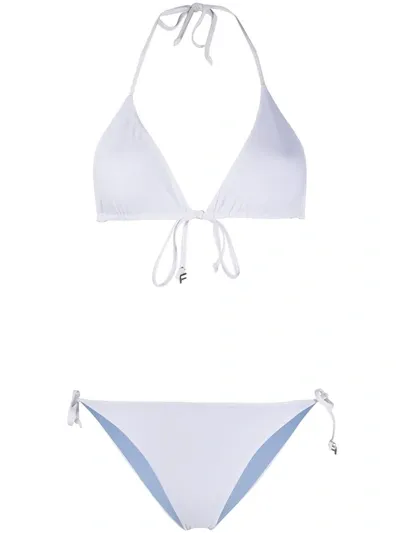 Fisico Reversible Bikini In Blue