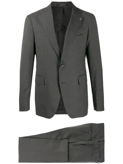 Tagliatore Two-piece Formal Suit In Grey