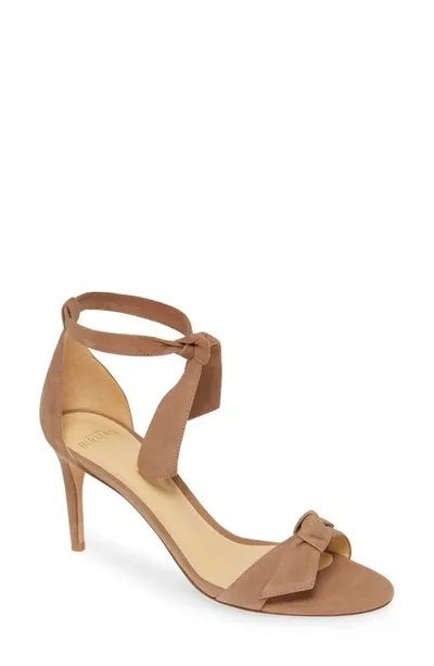 Alexandre Birman Clarita Ankle Tie Sandal In Cameo