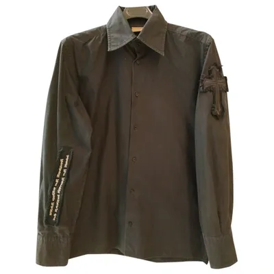 Pre-owned John Richmond Shirt In Black