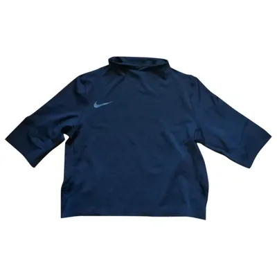 Pre-owned Nike Orange Viscose Top