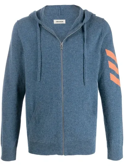 Zadig & Voltaire Clash Arrow Hoodie In Blue