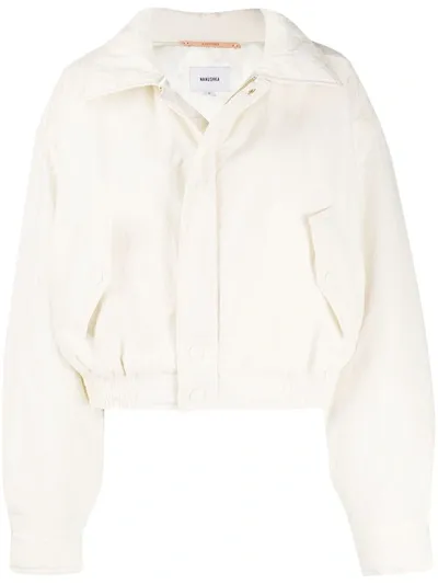 Nanushka Bomi Bomber Jacket In Neutrals