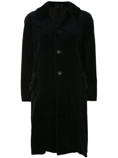 Pre-owned Comme Des Garçons Princess Coat In Blue