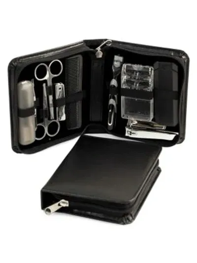 Bey-berk 13-piece Manicure & Grooming Set In Black