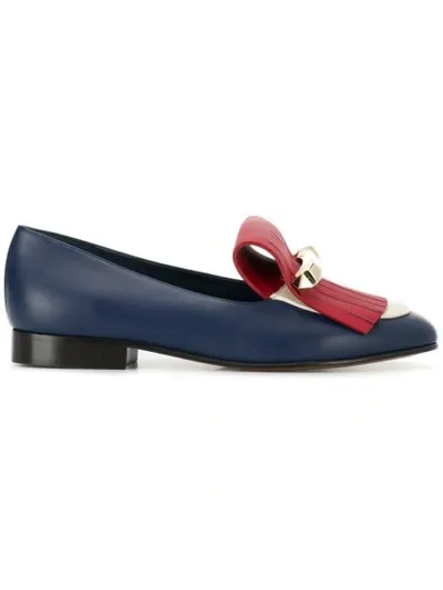 Valentino Garavani Uptown Loafers In Blue