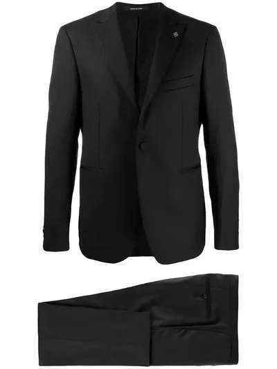 Tagliatore Single-breasted Two-piece Suit In Black