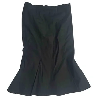 Pre-owned Dior Mid-length Skirt In Black