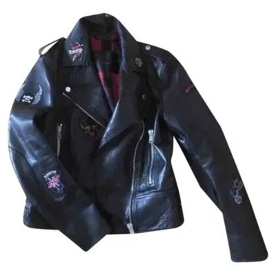 Pre-owned Belstaff Leather Jacket In Black