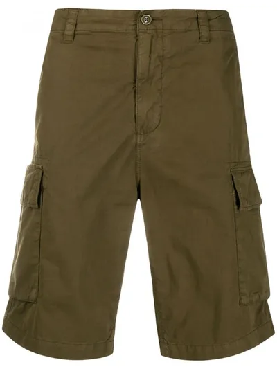 Woolrich Flap Pocket Cargo Shorts In Green