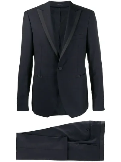 Tagliatore Single-breasted Two-piece Suit In Blue