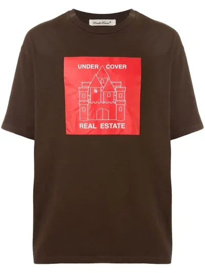 Undercover Real Estate T-shirt In Brown