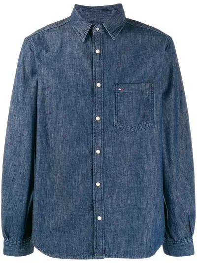 Tommy Hilfiger Denim Casual Shirt In Blue