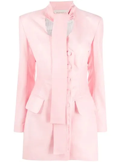 Materiel Mini Blazer Dress In Pink