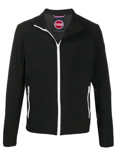 Colmar Zip Front Track Jacket In Black