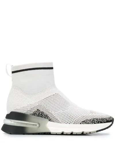 Ash High-top Sock Sneakers In White