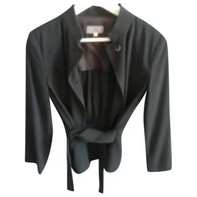 Pre-owned Alberto Biani Suit Jacket In Black