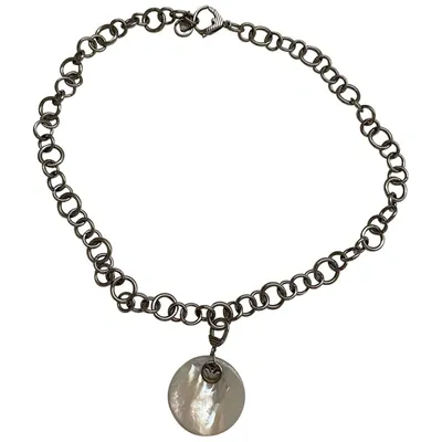 Pre-owned Emporio Armani Necklace In Metallic