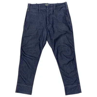 Pre-owned Lemaire Trousers In Blue