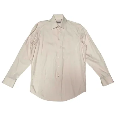 Pre-owned Versace Shirt In Beige