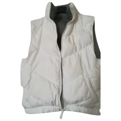 Pre-owned Aspesi Short Vest In White