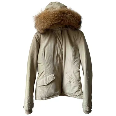 Pre-owned Woolrich Beige Cotton Jacket