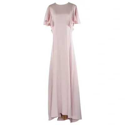 Pre-owned Giambattista Valli Silk Mid-length Dress In Pink