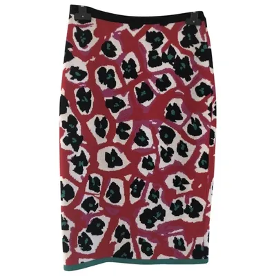 Pre-owned Diane Von Furstenberg Wool Mid-length Skirt In Multicolour