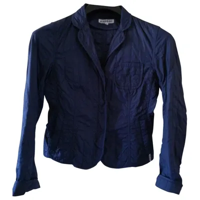 Pre-owned Aspesi Short Vest In Blue